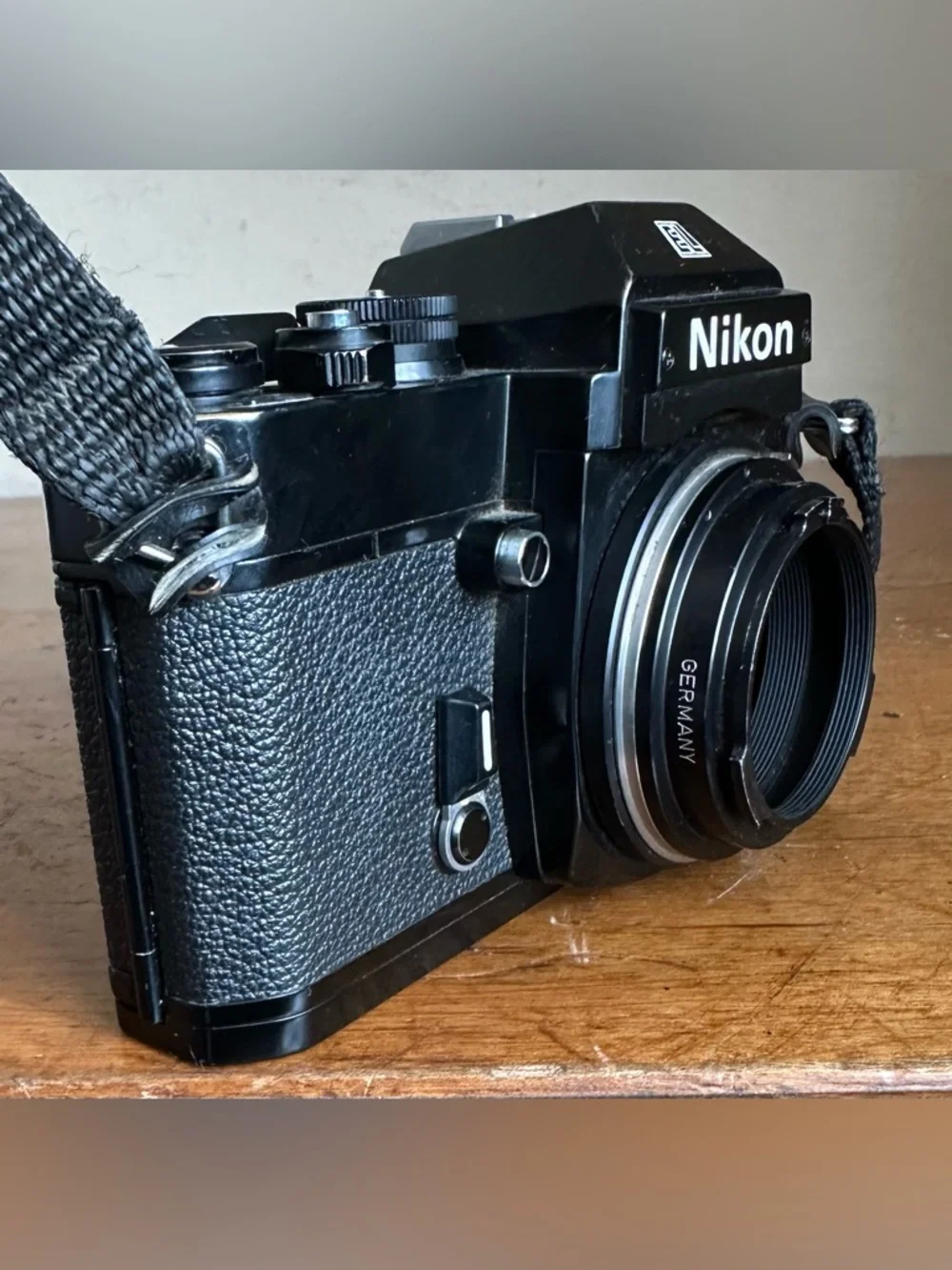 Nikon Nikkormat EL 35mm SLR Film Camera w/ Novoflex Noflexar 1:5.6 f=400mm Lens